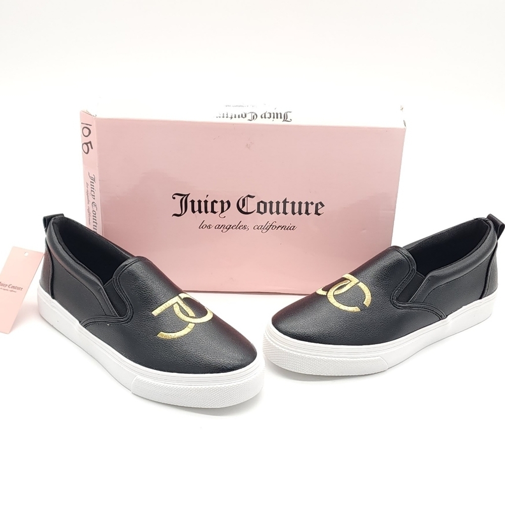 Juicy Couture JC-Cersee Casual Slip On Big Logo Women's Shoes Size 7
